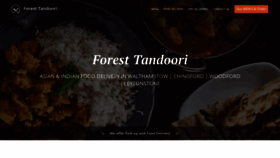 What Foresttandoori.co.uk website looked like in 2020 (3 years ago)