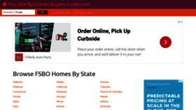 What Forsalebyownerbuyersguide.com website looked like in 2020 (3 years ago)