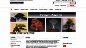 What Fromjapan-kt.com website looked like in 2020 (3 years ago)