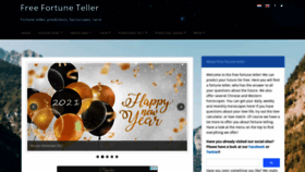 What Free-fortuneteller.com website looked like in 2020 (3 years ago)