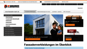 What Fassaden-dach.de website looked like in 2020 (3 years ago)