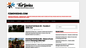 What Fzmovieshd.com website looked like in 2020 (3 years ago)
