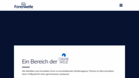What Forenwelle.de website looked like in 2020 (3 years ago)