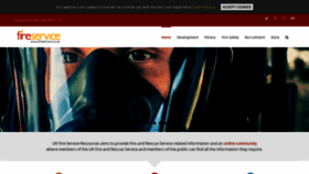 What Fireservice.co.uk website looked like in 2020 (3 years ago)