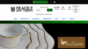 What Fragilegifts.com website looked like in 2020 (3 years ago)