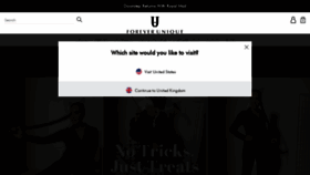 What Foreverunique.co.uk website looked like in 2020 (3 years ago)