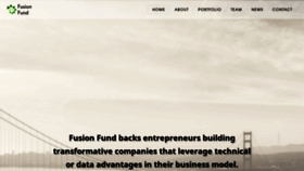 What Fusionfund.com website looked like in 2020 (3 years ago)