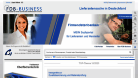 What Firmendatenbanken.de website looked like in 2020 (3 years ago)