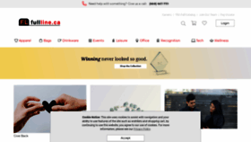 What Fullline.ca website looked like in 2020 (3 years ago)