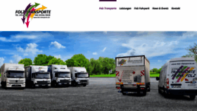 What Folz-transporte.de website looked like in 2020 (3 years ago)