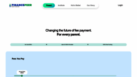 What Financepeer.com website looked like in 2020 (3 years ago)