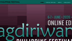 What Festalpagdiriwang.com website looked like in 2020 (4 years ago)