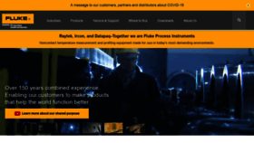 What Flukeprocessinstruments.com website looked like in 2020 (3 years ago)