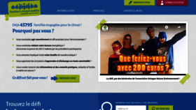 What Familles-a-energie-positive.fr website looked like in 2020 (3 years ago)