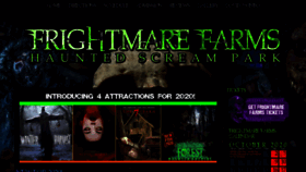What Frightmarefarms.net website looked like in 2020 (3 years ago)