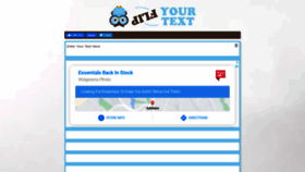 What Flipyourtext.com website looked like in 2020 (3 years ago)