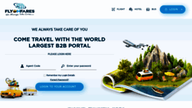 What Flyonfares.com website looked like in 2020 (3 years ago)