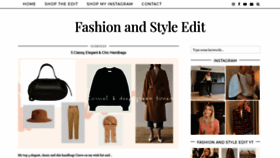 What Fashionandstyleedit.com website looked like in 2020 (3 years ago)