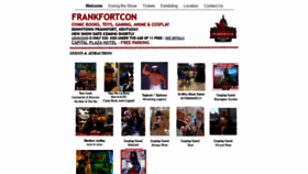 What Frankfortcomiccon.com website looked like in 2020 (3 years ago)