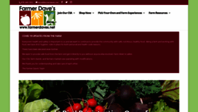 What Farmerdaves.net website looked like in 2020 (3 years ago)