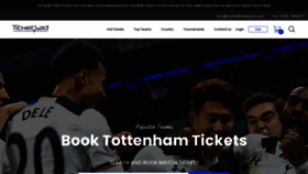 What Footballticketpad.com website looked like in 2020 (3 years ago)