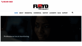 What Floydtotalsecurity.com website looked like in 2020 (3 years ago)