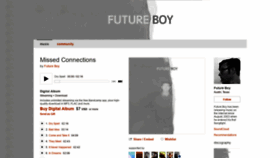 What Future-boy.net website looked like in 2020 (3 years ago)