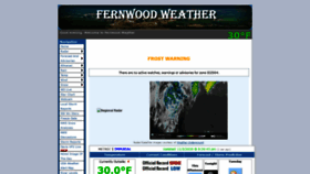 What Fernwoodweather.com website looked like in 2020 (3 years ago)