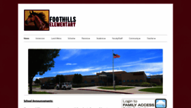 What Foothills.jordandistrict.org website looked like in 2020 (3 years ago)