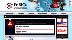 What Febico.org.ar website looked like in 2020 (3 years ago)