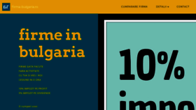 What Firma-bulgaria.ro website looked like in 2020 (3 years ago)