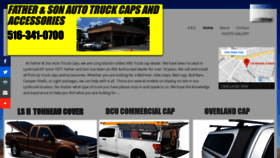 What Fatherandsontruckcaps.com website looked like in 2020 (3 years ago)