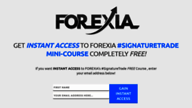 What Forexiapro.com website looked like in 2020 (3 years ago)