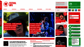 What Festivalinfo.nl website looked like in 2020 (3 years ago)