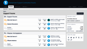 What Forum.flashphoner.com website looked like in 2020 (4 years ago)
