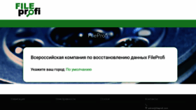 What Fileprofi.ru website looked like in 2020 (3 years ago)