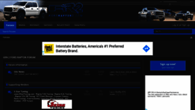 What Fordraptor2.com website looked like in 2020 (3 years ago)