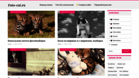 What Foto-cat.ru website looked like in 2020 (3 years ago)