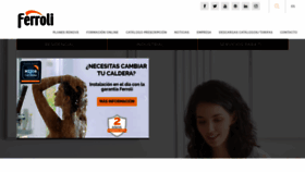 What Ferroli.es website looked like in 2020 (3 years ago)