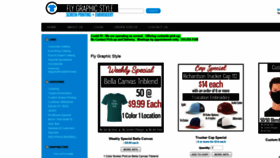 What Flygraphictees.com website looked like in 2020 (3 years ago)