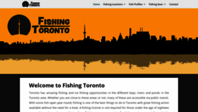 What Fishingtoronto.ca website looked like in 2020 (3 years ago)