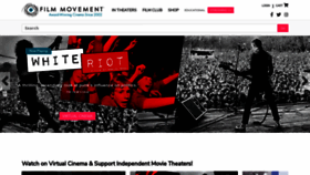 What Filmmovement.com website looked like in 2020 (3 years ago)