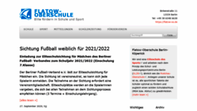 What Flatow-os.de website looked like in 2020 (3 years ago)