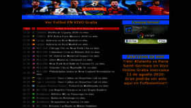 What Futbolonline.me website looked like in 2020 (3 years ago)