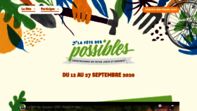 What Fete-des-possibles.org website looked like in 2020 (3 years ago)
