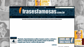 What Frasesfamosas.com.br website looked like in 2020 (3 years ago)