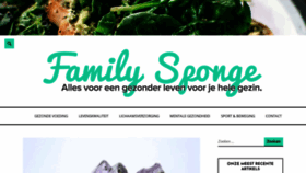 What Familysponge.com website looked like in 2020 (3 years ago)