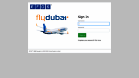 What Flydubai.efosweb.com website looked like in 2020 (3 years ago)