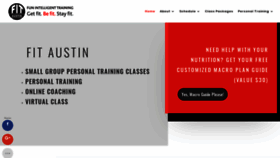 What Fitaustin.com website looked like in 2020 (3 years ago)