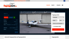 What Flugzeugmarkt.de website looked like in 2020 (3 years ago)